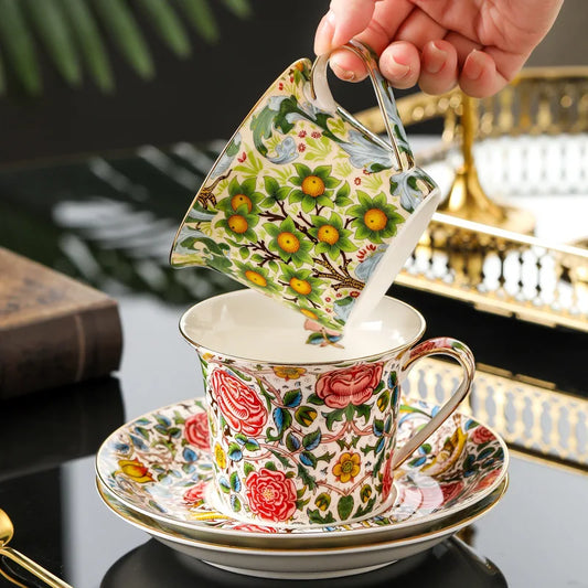 Enchanted Bloom Gilded Tea Mug