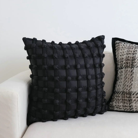 3D Dot Bubble Cushion Cover Gray Black White Light Luxury Pillow Covers Decorative Fashion Home Decor Sofa Cushion Covers