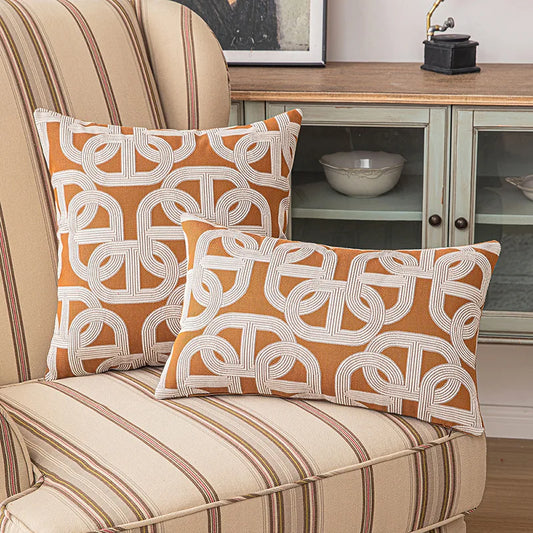 Nordic Simple Geometric Pattern Sofa Office Cushion Cover Luxury Modern Pillow Case Cover Home Decor 30*50cm/45*45cm/50*50cm