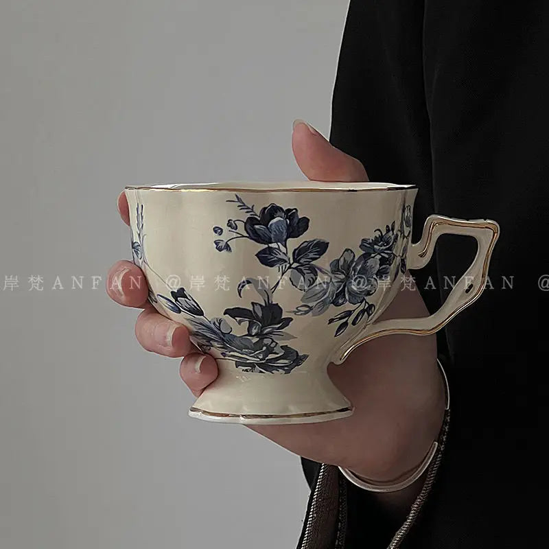 Blossom Porcelain Tea Ensemble Retro Flower